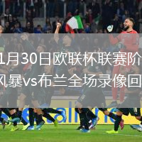 2026年1月30日欧联杯联赛阶段第8轮格拉茨风暴vs布兰全场录像回放
